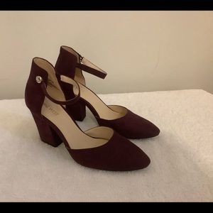 Nine West suede Mary Janes